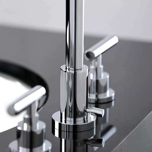 Astoria Polished Chrome 10" Widespread Bathroom Faucet With Pop Up Standard Drain