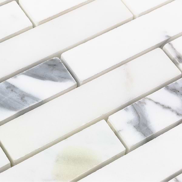 Calacatta Big Brick Marble Tile