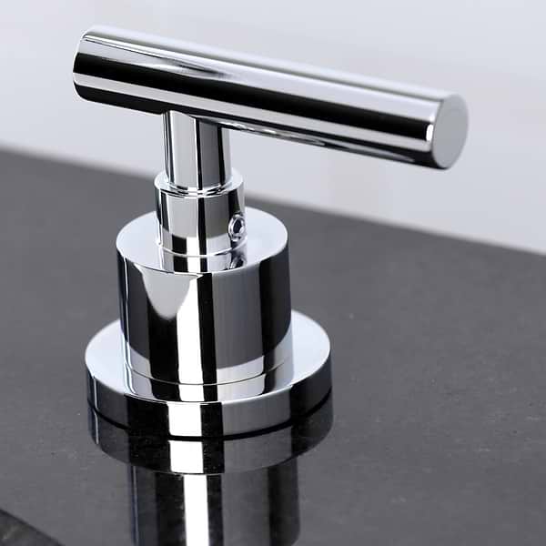 Astoria Polished Chrome 10" Widespread Bathroom Faucet With Pop Up Standard Drain