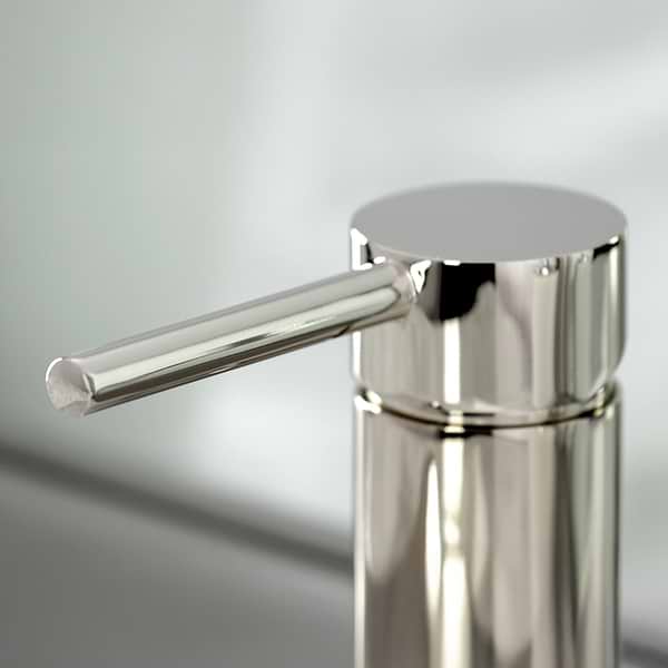 Lawrence Polished Nickel 2" Single Hole Bathroom Faucet With Pop Up Standard Drain