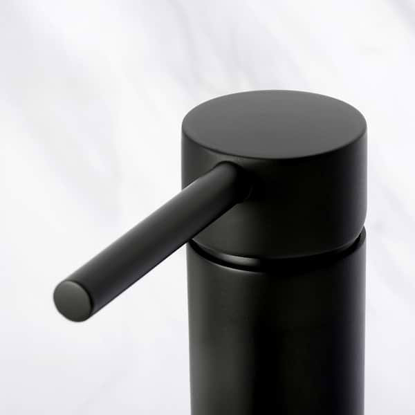 Lawrence Matte Black 2" Single Hole Bathroom Faucet With Pop Up Standard Drain