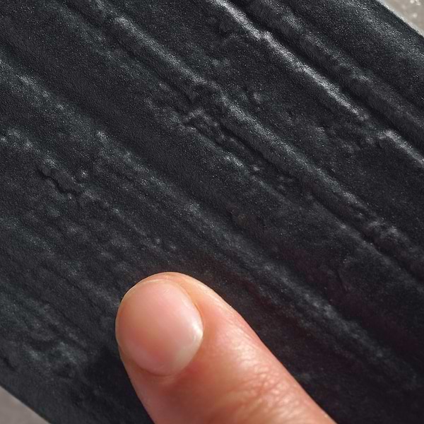 Charlotte Charcoal Black 3x10 Textured Matte Ceramic Subway Tile