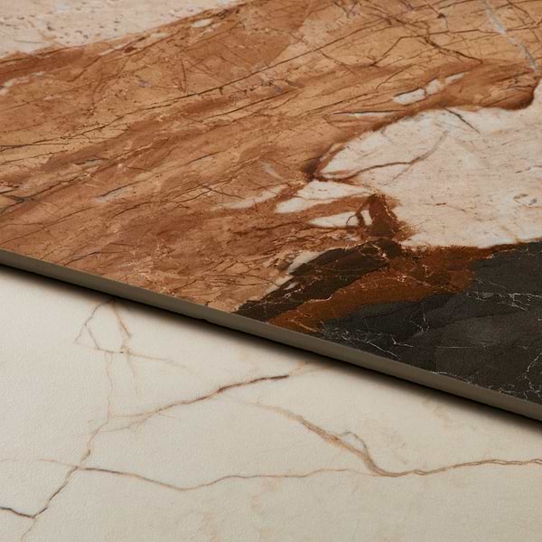 Marfino Avorio Segesta Beige 24x48 Marble Look Matte Porcelain Tile