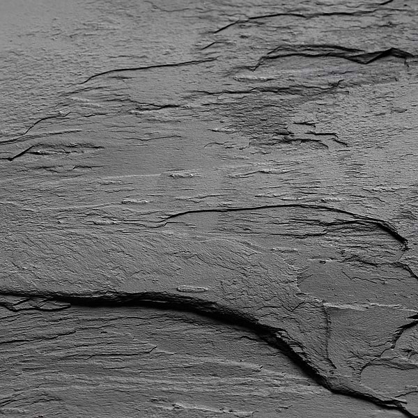 India Black 3x6 Tumbled Slate Tile