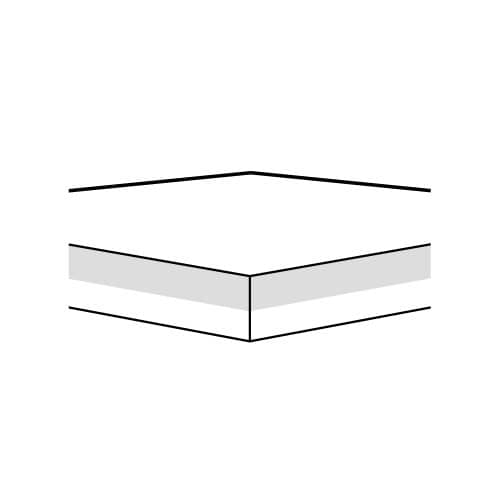 NewTech Bianco White 24x24 Double Loaded Matte Porcelain Tile
