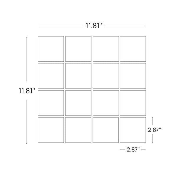 Elizabeth Sutton Artem Dove Gray 3x3 Polished & Honed Marble and Terrazzo Mosaic Tile
