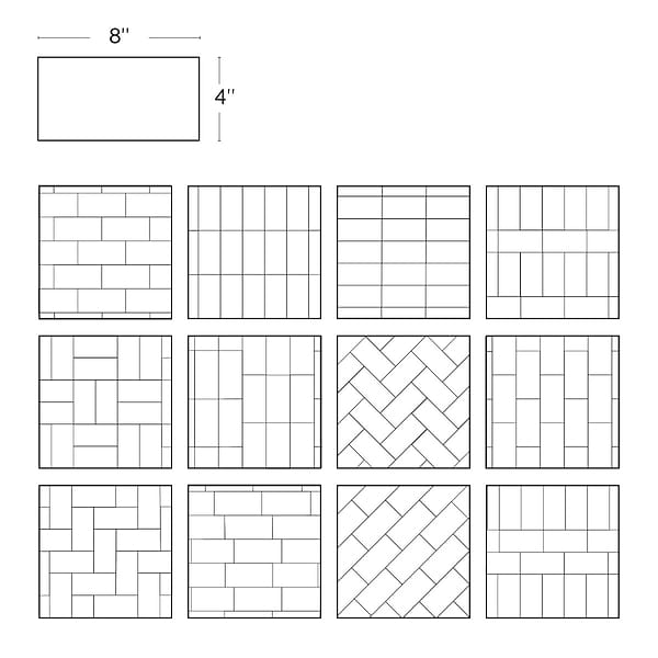 Emery White 4x8 Handmade Crackled Glossy Terracotta Subway Tile