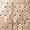 Octave Light Brown With Dark Emperador 2x4 Marble Polished Mosaic Tile