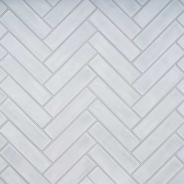 Stacy Garcia ArtBlock Azure Light Blue 4x16 Matte Porcelain Tile