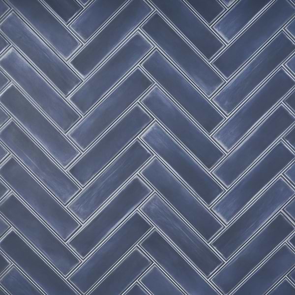 Stacy Garcia ArtBlock Denim Blue 4x16 Matte Porcelain Tile