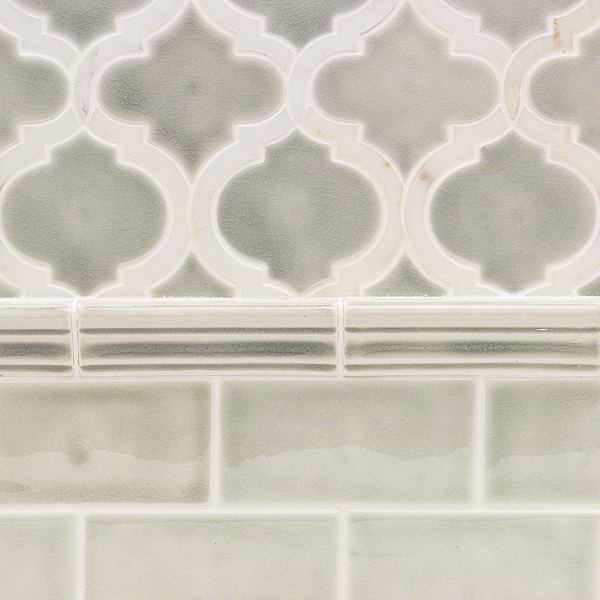 Nabi Tundra 3x6 Crackled Glass Tile 