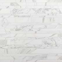 Calacatta Tuscany Polished Marble Mosaic Tile