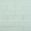 Loft Seafoam Green 4x12 Frosted Glass Subway Tile
