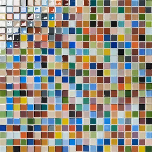 Fruit Platter 1x1 Glass Polished Mosaic Tile