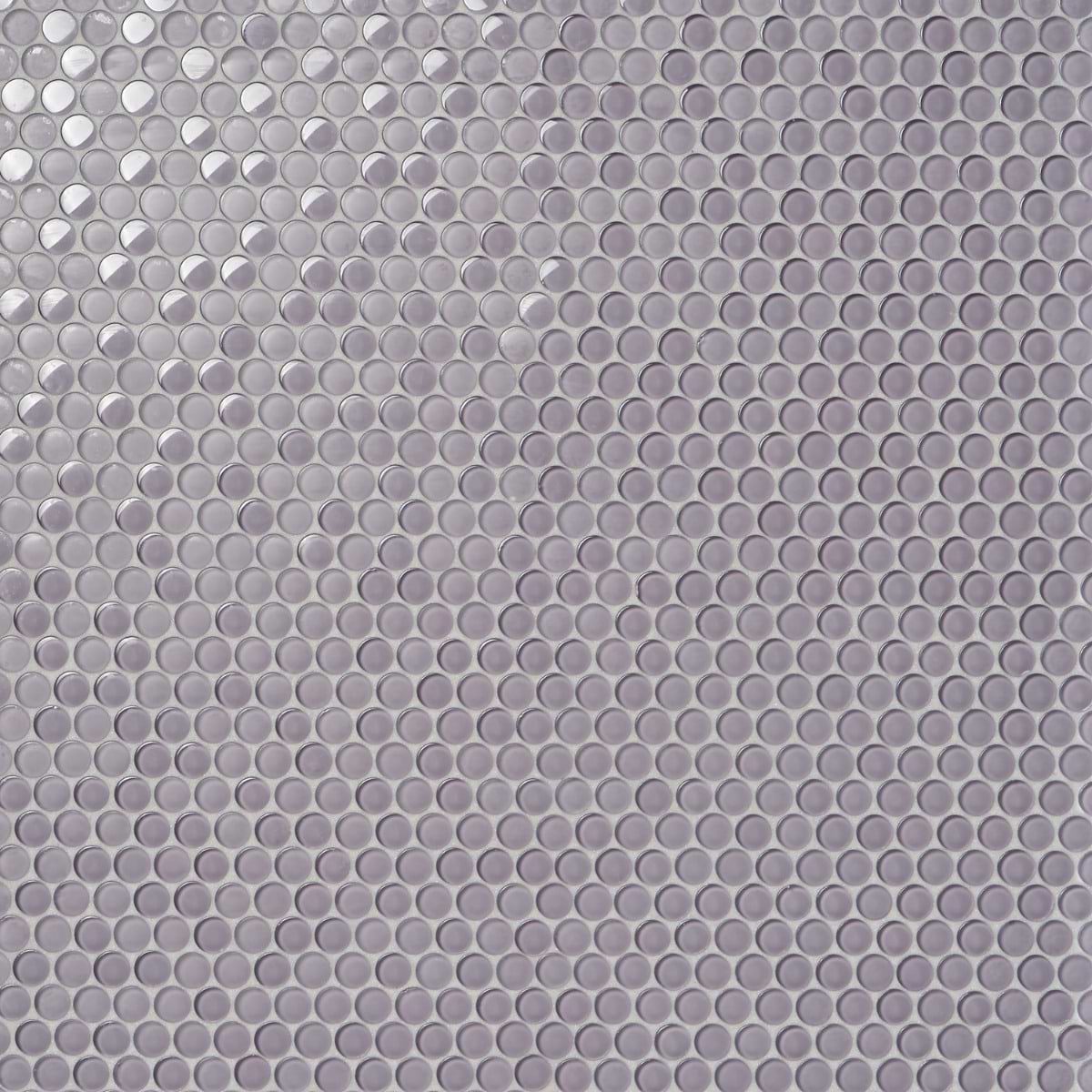 Loft Wisteria 3/4" Penny Round Glass Tile