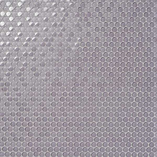 Loft Wisteria 3/4" Penny Round Glass Tile