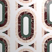 Arc Passion 12x12 Polished Marble By Elizabeth Sutton: Pattern 1