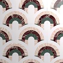 Arc Passion 12x12 Polished Marble By Elizabeth Sutton: Pattern 30