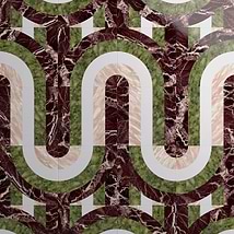 Arc Rainbow 12x12 Polished Marble By Elizabeth Sutton: Pattern 9