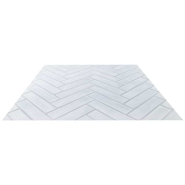 Stacy Garcia ArtBlock Azure Light Blue 4x16 Matte Porcelain Tile