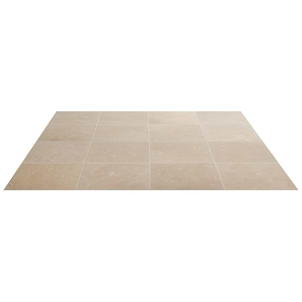 Avanti Crema Marfil Beige 12x12 Tumbled Marble Tile
