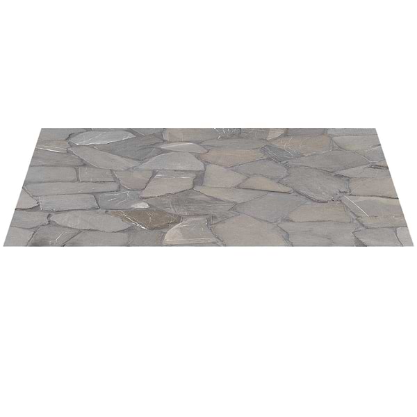 Nature Flagstone Jumbo Java Gray Honed Marble Mosaic Tile