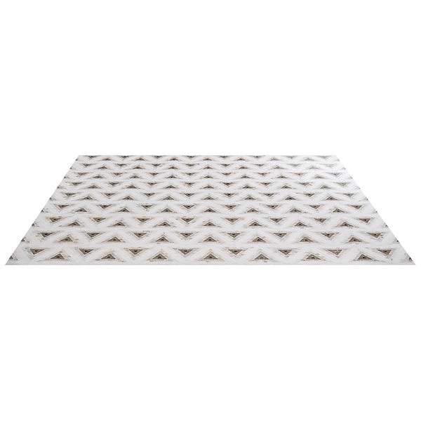 Ako Saint Laurent Brown 5" Triangle Marble Micro Mosaic Tile