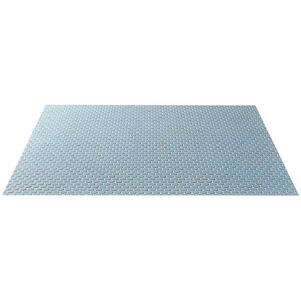 Nirvana Bliss Rimmed 1" Circles Porcelain Mosaic