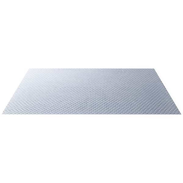 Eden Cloudy Sky Blue Rimmed 1" Hexagon Polished Porcelain Mosaic