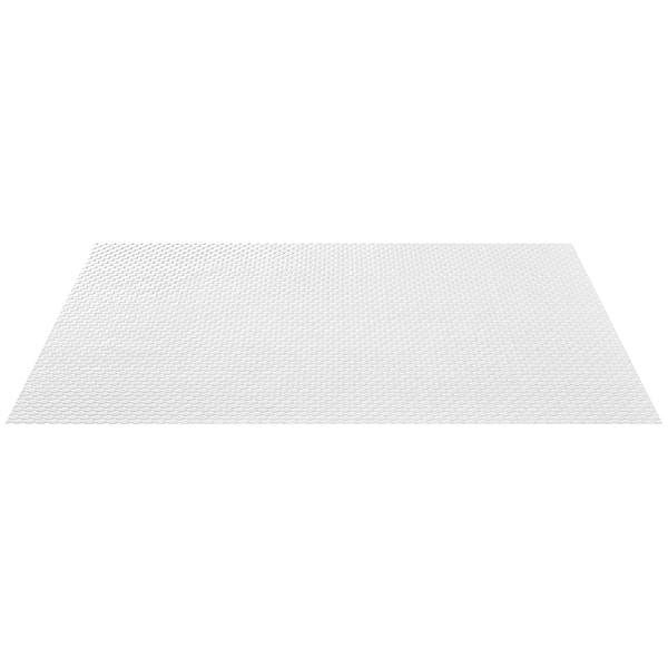 Eden White 1" Penny Round Polished Porcelain Mosaic