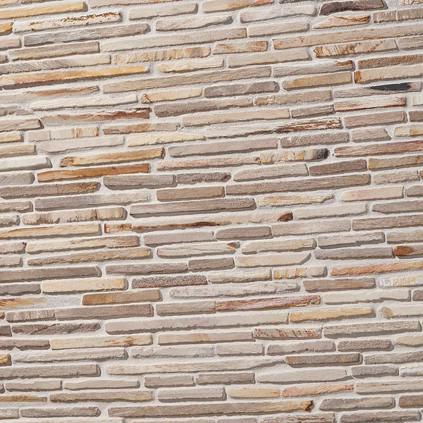 Fossil Cracked Joint Petrified Stone Mosaic