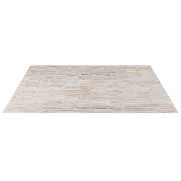 Fossil Brick Beige 1x4 Tumbled Marble Stone Mosaic Tile