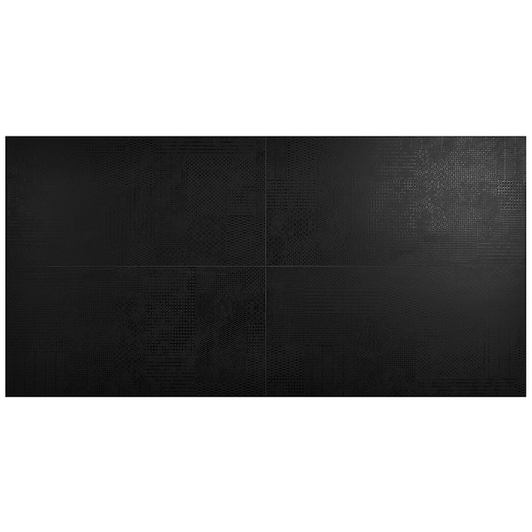 Prints Antracite Black 24x48 Matte Porcelain Tile