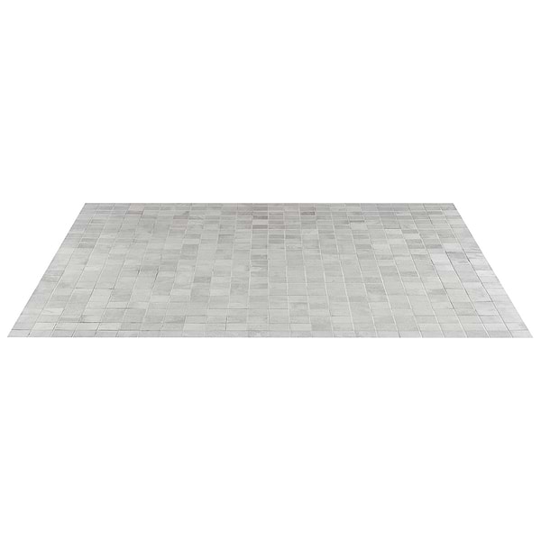 Hewlett Metal Silver 2x2 Matte Porcelain Mosaic Tile