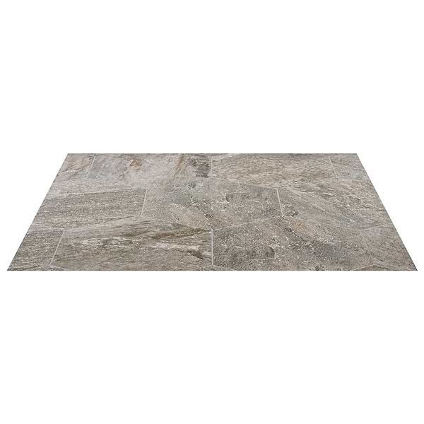 Shala Storm Gray 20” Hexagon Matte Porcelain Tile