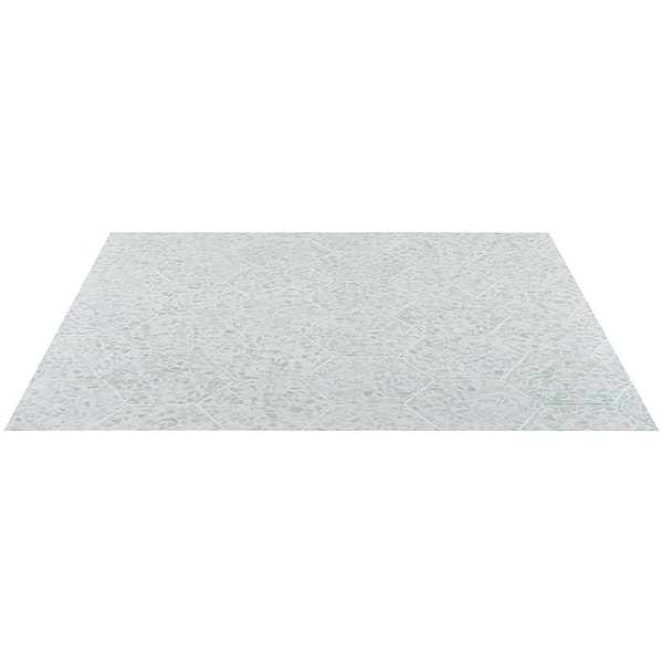 Terrazzo Hex Green 9" Terrazzo Look Matte Porcelain Tile