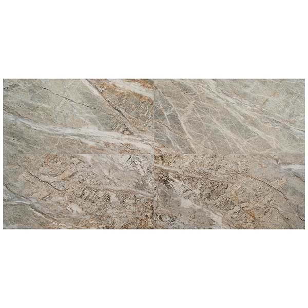 Aparados Taupe Gray 24x48 Quartzite Look Satin Porcelain Tile