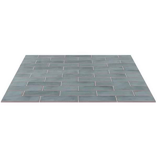 Los Lunas Blue 4x12 Polished Ceramic Subway Wall Tile