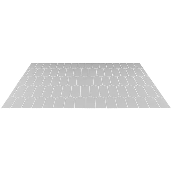 Tehama Gray 3x12 Picket Crackled Ceramic Tile
