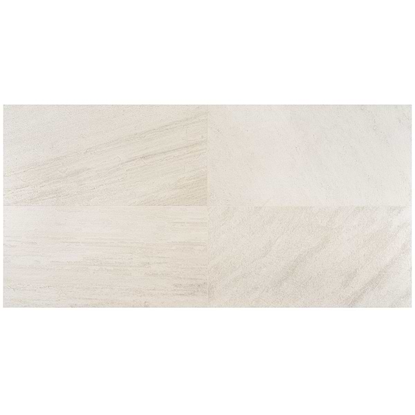 FusionTech Miami White 24x48 Matte Porcelain Tile
