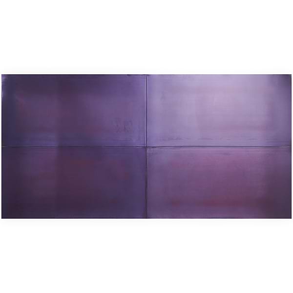 Amulet Mist Aubergine 18x36 Purple Metal Laminated Porcelain Tile