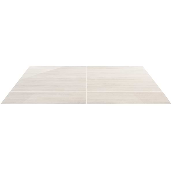 Nashville White 12x24 Travertine Look Polished Porcelain Tile