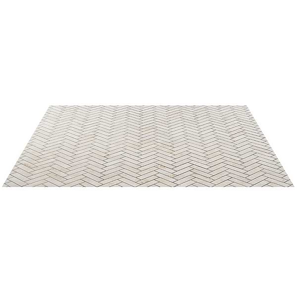 Portrait Ivory 1x4 Herringbone Matte Porcelain Mosaic Tile
