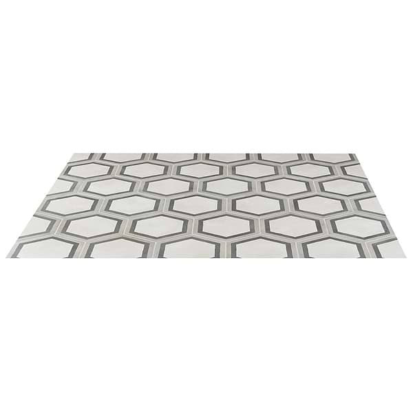 Ava Deco Sabbia Charcoal 8" Hexagon Matte Porcelain Tile