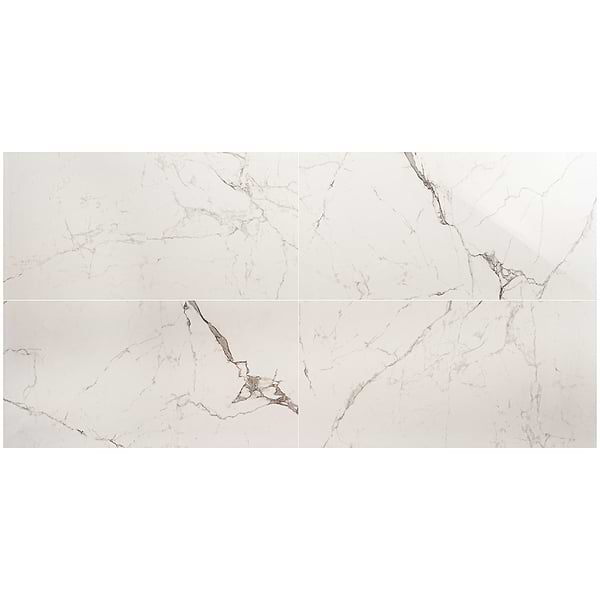 DreamStone Statuario Venato 24x48 Polished Porcelain Tile