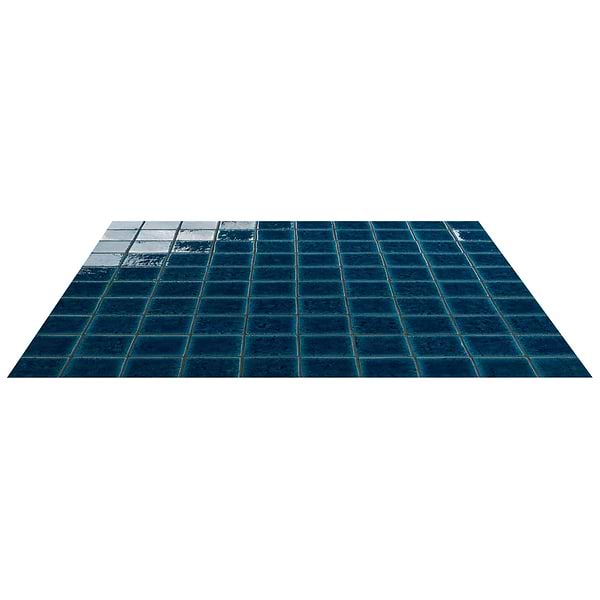 Breeze Ocean Blue 5" Square Crackled Glossy Porcelain Tile