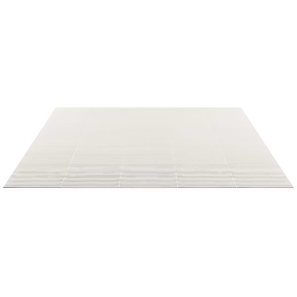 Zeal Linear 3D White 5x10 Matte Porcelain Tile