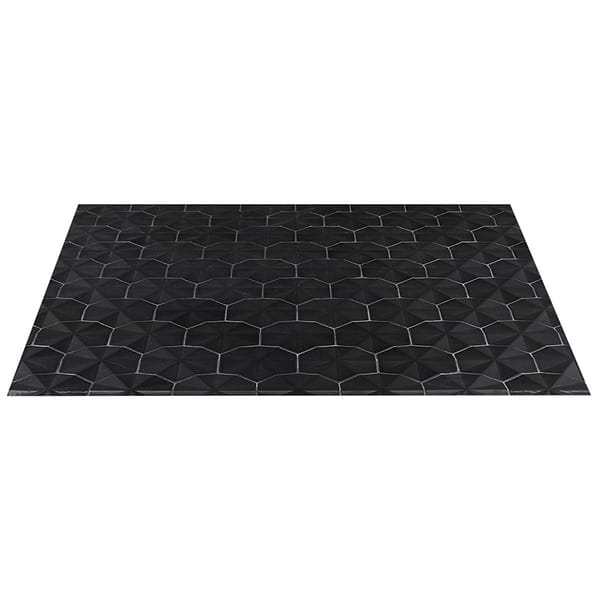 Zeal Ogassian 3D 6" Hexagon Gunmetal Gray Glazed Porcelain Tile