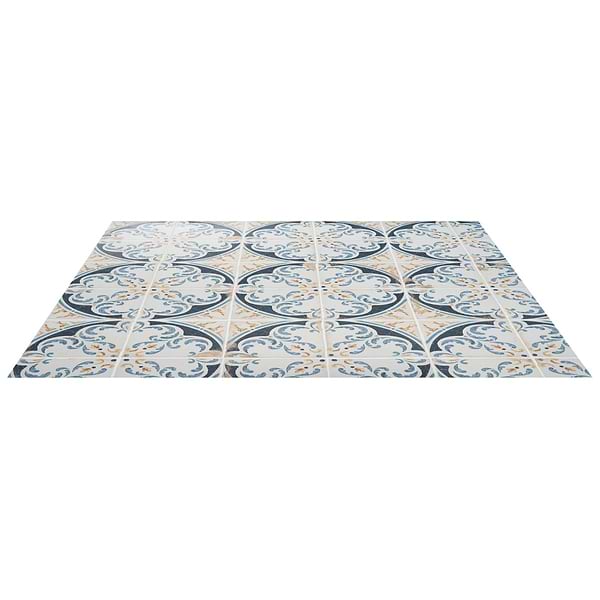 Saltillo Lotus Multicolor 9x9 Matte Porcelain Tile