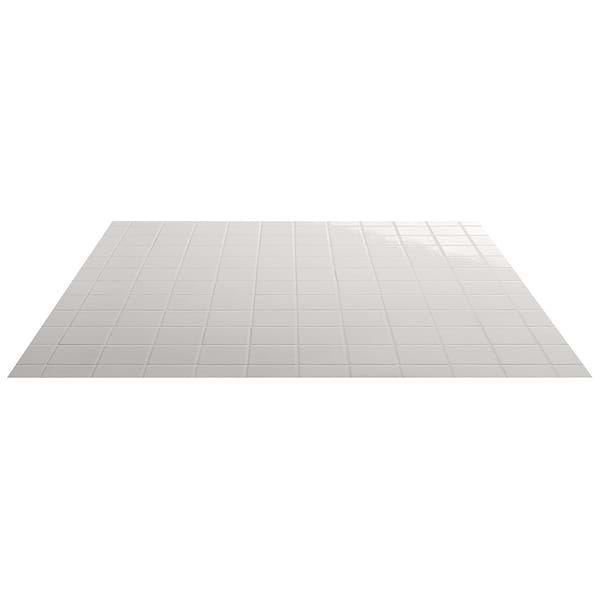 Morocco Blanco White 4x4 Square Glossy Porcelain Tile